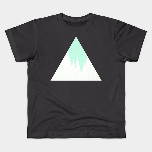 Winter Landscape Kids T-Shirt by Cassia